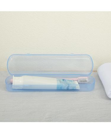 VOCOSTE Travel Toothbrush Case - Lightweight Plastic Holder for Business & Travel - Blue 2.17x1.38x8.07 - Buy Online on GoSupps.com