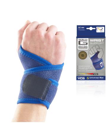 Neo-G Wrist Brace for arthritis pain and support - for Joint Pain  Sprains  Strains  Instability  - Adjustible Compression Wrist Support - One Size - Class 1 Medical Device