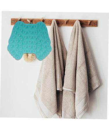 Minkissy 3-Pack Silicone Foot Brush - Slipproof Shower Scrubber & Massage Pads for Back Foot Cleaner - 34x30cm - Blue Foot Care Solution - Buy Online on GoSupps.com