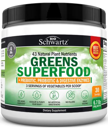 BioSchwartz Greens Superfood 6.7 oz (190 g)