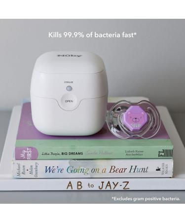 Nuby UV Dummy Steriliser No Water Chemicals Cooling or Drying Required. Kills 99.9% of Germs 2021 Version - Buy Online on GoSupps.com