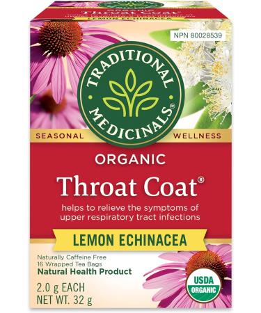 Traditional Medicinals - Organic Smooth Move Laxative Herbal Tea (Pack of 1) - 16 Tea Bags Total & Organic Throat Coat Lemon Echinacea Herbal Tea 16 Bags (Pack of 1) Organic Smooth Move + Echinacea Herbal Tea Smooth Move 16 Count (Pack of 1) - Buy Online on GoSupps.com