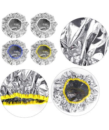 4 Pack Aluminum Constant Temperature Mask Caps Aluminum Hair Care Caps Heat Caps for Deep Care Dye Caps for Hair Care - Buy Online on GoSupps.com