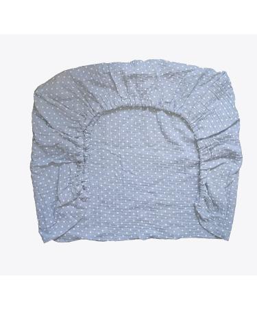 Buy Bisoo 37x80 / 40x80 Fertilizer Sheet Stroller - 100% Musselin Adjustable Baking Cocks Cover for Mosesk rbe - Compatible with Julius Z llner Dreamland Alvi Fabimax - Polka Dot Print Baby Blue - Buy Online on GoSupps.com
