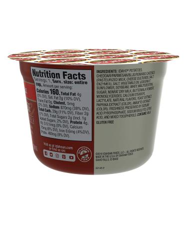 Idahoan Four Cheese Mashed Potatoes - Gluten-Free 100% Real Idaho Potatoes - 1.5 oz Cup (Pack of 10) - Buy Online on GoSupps.com