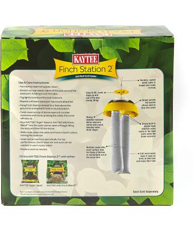 Kaytee Finch Station 2 Soft Mesh Sock Feeder - Yellow - Buy Online on GoSupps.com