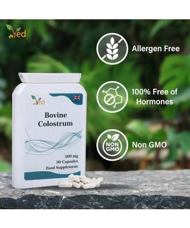 Bovine Colostrum Supplement | Support Immune System & Muscle Growth | Skeleton Strength Regeneration | 500mg x 180 Capsules - Buy Online on GoSupps.com