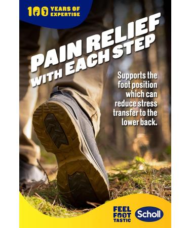 Scholl Orthotic Insole for Lower Back Pain Relief - UK Size 9-11 (Large) - Buy Online on GoSupps.com