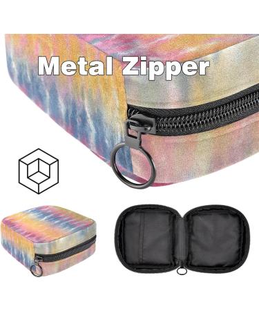 Colorful Batik Menstruation Bag for Women & Girls | Zippered Napkin & Tampon Organizer - Buy Online on GoSupps.com