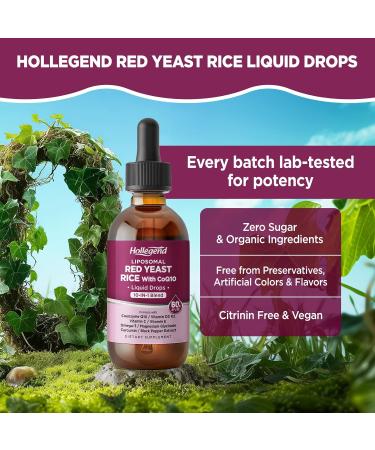 HOLLEGEND Red Yeast Rice Drops +Red Yeast Rice Gummies - Buy Online on GoSupps.com