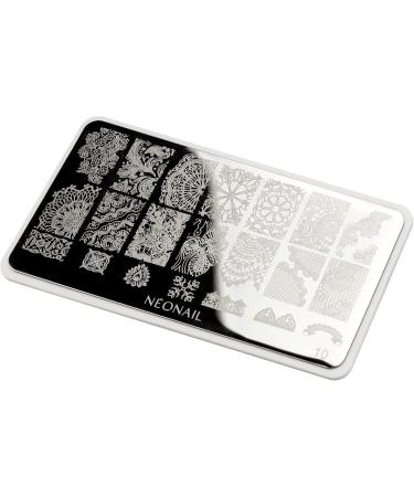 Neonail Stamping Plate 10 - Premium Nail Art Stencil for Stunning Designs & French Nails | International Shipping - Buy Online on GoSupps.com