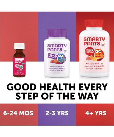 SmartyPants Baby Multivitamin & DHA for 6-24 Months | 1 fl oz (30 mL) â€“ Complete Nutrition - Buy Online on GoSupps.com