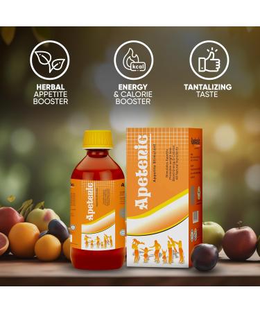 HERBOGANIC Apetenic Syrup - Appetite Booster Weight Gain Stimulant - A Natural Energy and Calorie Booster for underweight Men Women & Kids. (8 oz) 8 Ounce (Pack of 1) - Buy Online on GoSupps.com