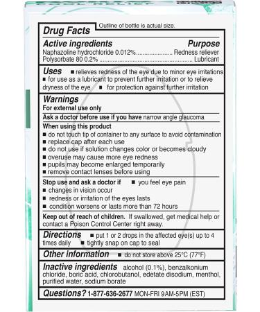 Rohto Cool Redness Relief Eye Drops 0.4 Fl Oz (Pack of 3) - Original Cooling Formula - Buy Online on GoSupps.com