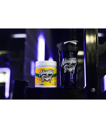 Naughty Boy High Energy Pre Workout Powder with Beta Alanine Citrulline & Caffeine Supplements for Men & Women Clinically dosed Energy Drink- 390g/30 Servings (Pineapple Crush) - Buy Online on GoSupps.com