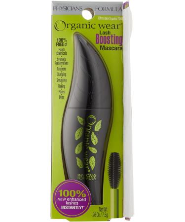 Physicians Formula Organic Wear 100 Percent Natural Origin Lash Boosting Mascara Ultra Black 0.26 Ounce - Buy Online on GoSupps.com
