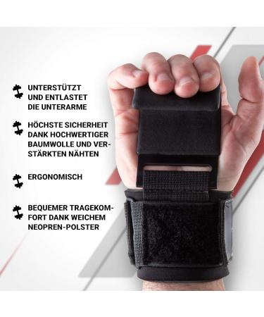 Legend Power Pulling Hook Set of 2 - Professional Pulling Aid with Neoprene & Velcro Fastener - Ideal for International Shipping - Buy Online on GoSupps.com