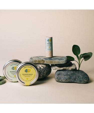 4PEOPLEWHOCARE BIO Lip Balm - Organic Beeswax Lip Care Stick with Lemongrass - Sustainable Solution for Dry Cracked Lips - Natural Cosmetics - Buy Online on GoSupps.com