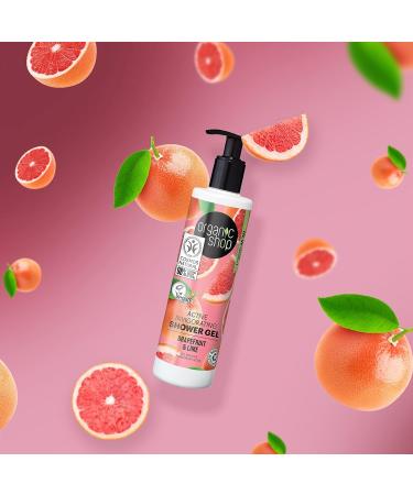 Organic Shop Active Invigorating Shower Gel Grapefruit & Lime (280ml) - Buy Online on GoSupps.com