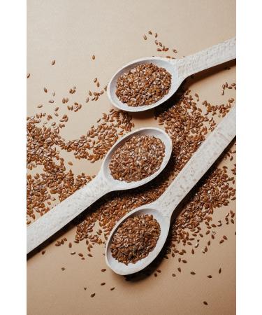 500g organic whole flax seeds - organic brown flax seeds without additives - flax seeds in biodegradable packaging - Buy Online on GoSupps.com