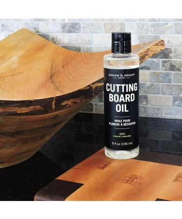Caron & Doucet Cutting Board & Butcher Block Oil - 100% Coconut Derived, Vegan & Mineral Oil Free - 8 oz - Buy Online on GoSupps.com