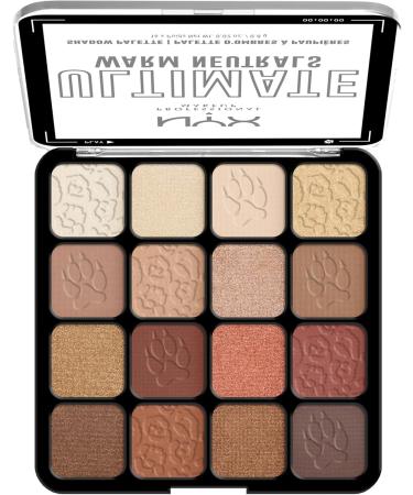 NYX PROFESSIONAL MAKEUP Ultimate Shadow Palette 16-shade Eyeshadow Palette Vegan Formula - Warm Neutrals NEW & IMPROVED Warm Neutrals - Buy Online on GoSupps.com