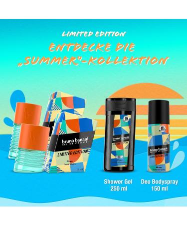 Bruno Banani Limited Edition Man Shower Gel - 3-in-1 Body Hair & Face Wash with Woody Fragrance - 250 ml - Buy Online on GoSupps.com