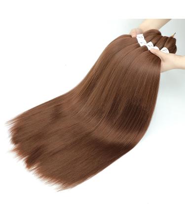 Xusuperb 16-Inch Short Pre-Stretched Braiding Hair - Color 30 Kanekalon Extensions | 6 Packs Yaki-Textured Soft Braids - Buy Online on GoSupps.com