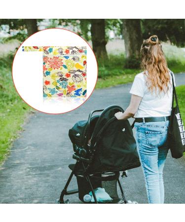 Rumyve Diaper Storage Bag - Waterproof, Washable, Portable Wet/Dry Bag for Travel - Flower Design - Buy Online on GoSupps.com