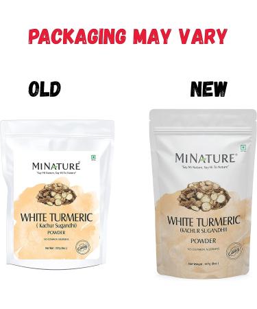 mi Nature White Turmeric Powder (Kachur Curcuma zeodaria) 227g - Non-Staining Face & Skin Care | 100% Natural from India - Buy Online on GoSupps.com
