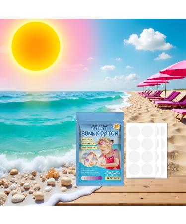 24 Pcs UV Stickers for Sunscreen Sun Cream Stickers to Reapply Waterproof UV Detection Stickers UV Detection Reminder UV Patch for Kids Adults Waterproof Patches Changes Color When Time To Reapply - Buy Online on GoSupps.com