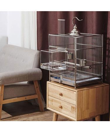 Saderoy Bird Bath Cage - Leak-proof Bathtub with Hanging Hooks for Small Birds | Ideal for Parrots, Lovebirds, and Canaries | Portable Shower Accessory - Buy Online on GoSupps.com