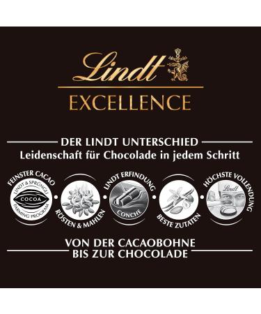Lindt Excellence 60% Cocoa Dark Chocolate 100g | Vegan Fine Bitter Chocolate Gift | Full-Bodied Intensive Cocoa Taste - Buy Online on GoSupps.com