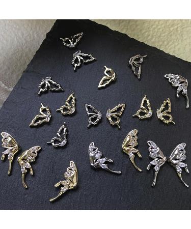 FEIlei 5Pcs Zircon Nail Art Rhinestones Crystal Gems for Nail Decor Rings Earrings DIY - Buy Online on GoSupps.com