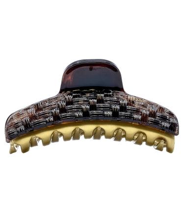 Camila Paris CP2626 French Hair Clip for Women & Girls - Double Teeth Jaw Claw Clip, Fashionable & Durable Styling Accessory, Strong Hold & No Slip Grip - Made in France (Brown) - Buy Online on GoSupps.com