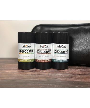MONA BRANDS Aluminum-Free Natural Deodorant for Men | Baking Soda Free, Hypoallergenic, 100% Natural with Magnesium and Zinc | Sensitive Skin Formula - Buy Online on GoSupps.com