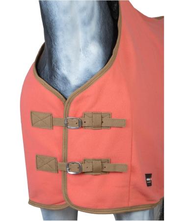 RL24 Sweat Rug BASICLINE | Breathable Apricot Fleece Transport Blanket for Horses - 145cm - Buy Online on GoSupps.com