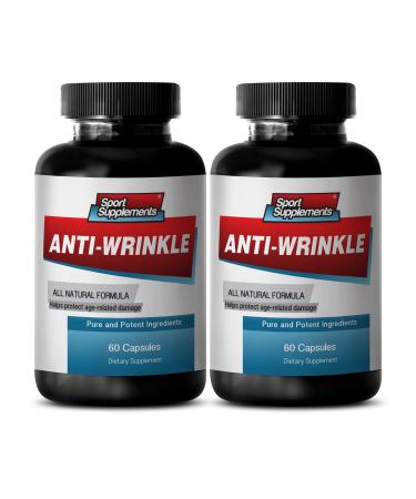 Aloe vera gel for face - Anti-Wrinkle Pills - anti wrinkle supplement (2 Bottles - 120 Capsules)