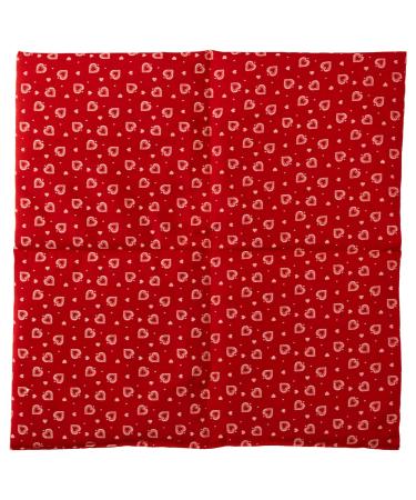 Cherry stone pillow 40x40cm 4-chamber large hearts-red - heat cushion - grain pillow cherry stones