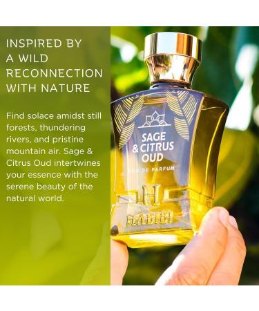 Sage & Citrus Perfume Oud Arabian Men's Cologne - Fresh & Woody Citrus Cologne for Men - Sage Oud & Patchouli Perfume for Men - Eau de Parfum for Men - Blended with Rare Exotic Notes - Buy Online on GoSupps.com