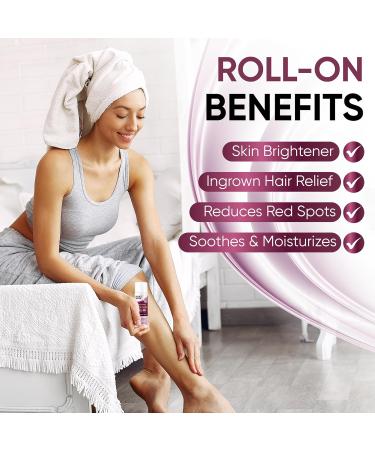 Razor Bump Treatment for Bikini Area | Ingrown Hair Serum with Vitamin E AHA/BHA & Camphor Soothes Razor Burns & Irritated Skin - Buy Online on GoSupps.com