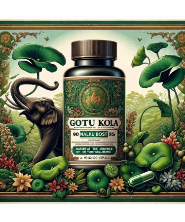 NAKURU | Gotu Kola | 90 Capsules of 325mg | Boost Range | Made in France | Centella Asiatica! | (500 Capsules of 325mg / Net Weight: 163g) - Buy Online on GoSupps.com