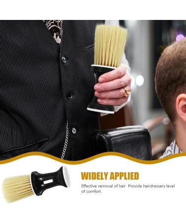 Beavorty Neck Duster Barber Neck Brush Loose Hair Brush Broken Hair Cleaning Brush with Wooden Handle Barber Shop Accessories - Buy Online on GoSupps.com