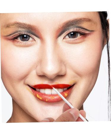 FOYTOKI 200 Pcs Disposable Eyeliner Brush Gel Eyeliner Brush Makeup Eye Liner Tools Lip Liner Brushs White - Buy Online on GoSupps.com