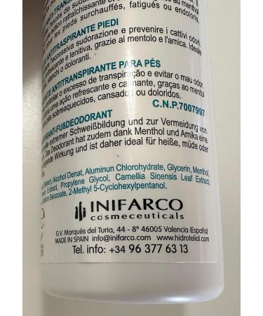  HIDROTELIAL Anti-Breathable PoDOLOGIC Hydrotherapy 100 ml - Buy Online on GoSupps.com