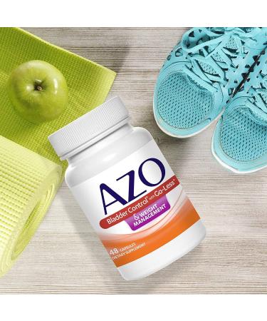 Azo Bladder Control with Go-Less & Weight Management - 48 Capsules for Optimal Urinary Health - Buy Online on GoSupps.com