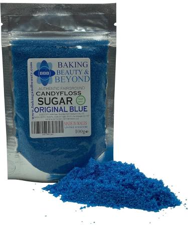 Baking Beauty & Beyond Original Blue Flavour Cotton Candy Floss Sugar 100g - Premium Natural Ingredients for Every Occasion - Buy Online on GoSupps.com