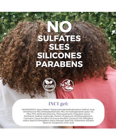 YVELINE Professional Curly Hair Gel Curl Shaping Cream for Control and Definition Step-by-Step Definition According to the Curly Girl Method Super Reviving Curls 200 ml - Buy Online on GoSupps.com