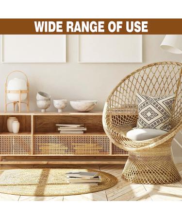 18 Width Rattan Pressed Cane Webbing Sheet - Natural Rattan Material Roll for Caning Projects - DIY Supplies - 18W x 40L - Buy Online on GoSupps.com