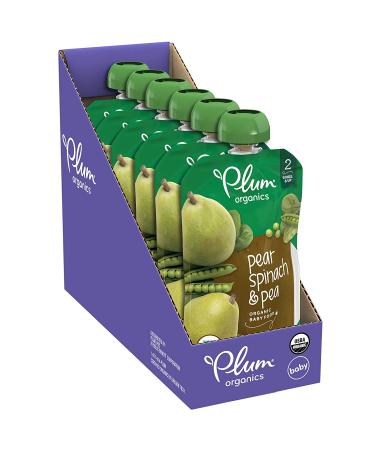 Plum Organics Stage 2 Baby Food Pouches - Fruit & Veggie Variety Pack, 3.5 oz, 18 Pack - Organic & Fresh for Babies & Toddlers - Buy Online on GoSupps.com